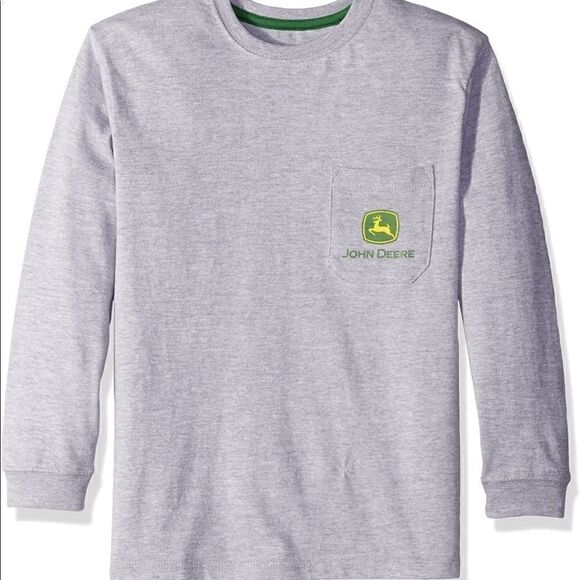 John Deere boys long sleeve T-shirt size 8 - Picture 1 of 6